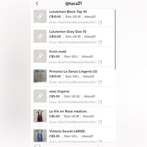 BUNDLE TACA21 ❤️🥰